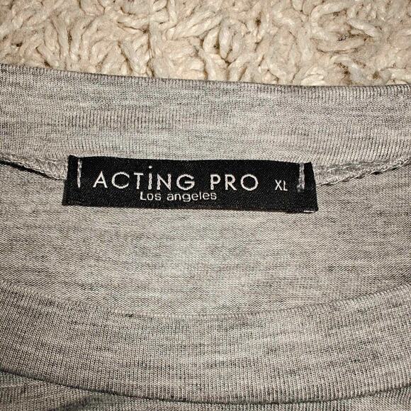 Acting Pro Women XL tri color top gold sequin reindeer Christmas holiday - Picture 4 of 5